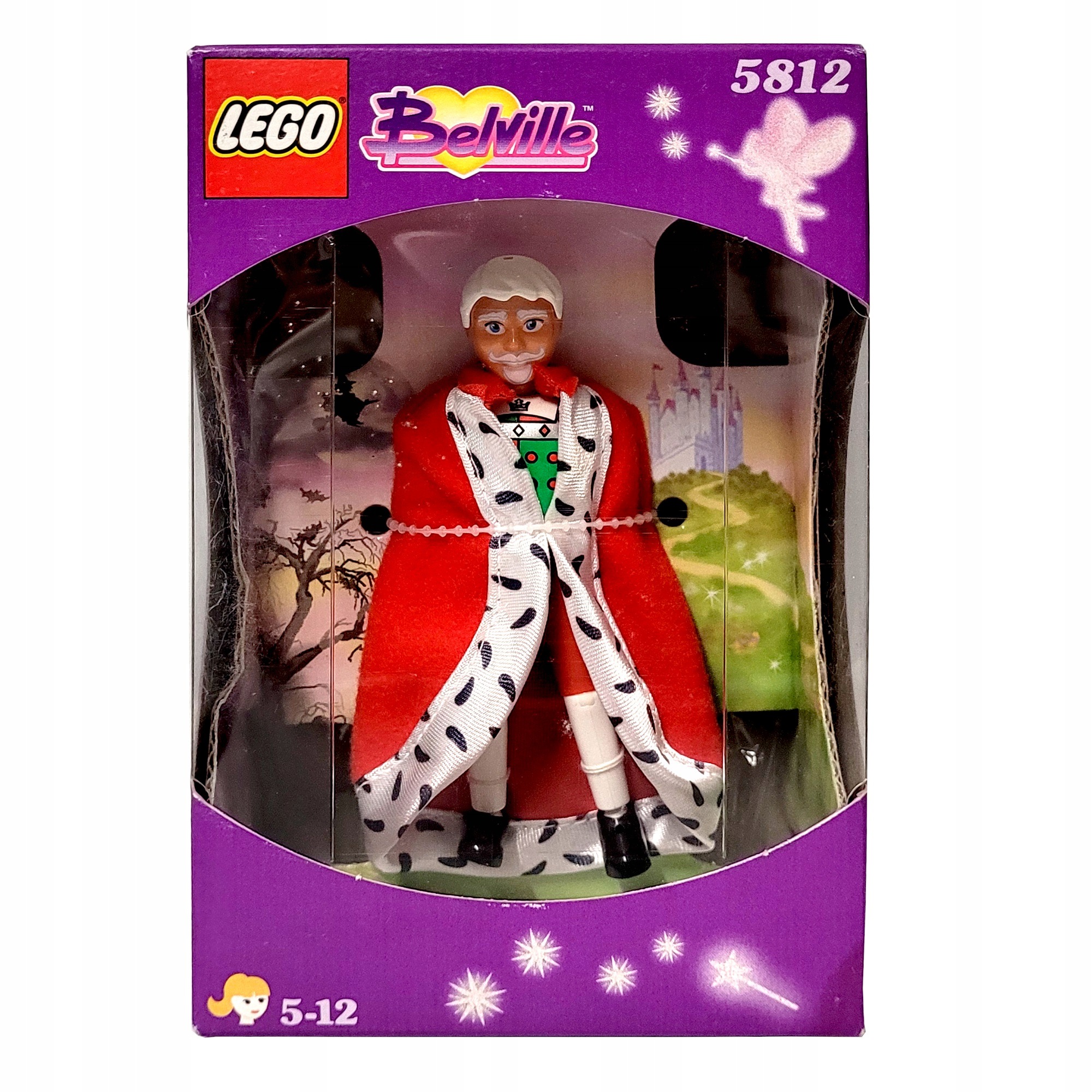 Lego Belville Król lalka 5812 Misb barbie figurka Castle 1999 choinka