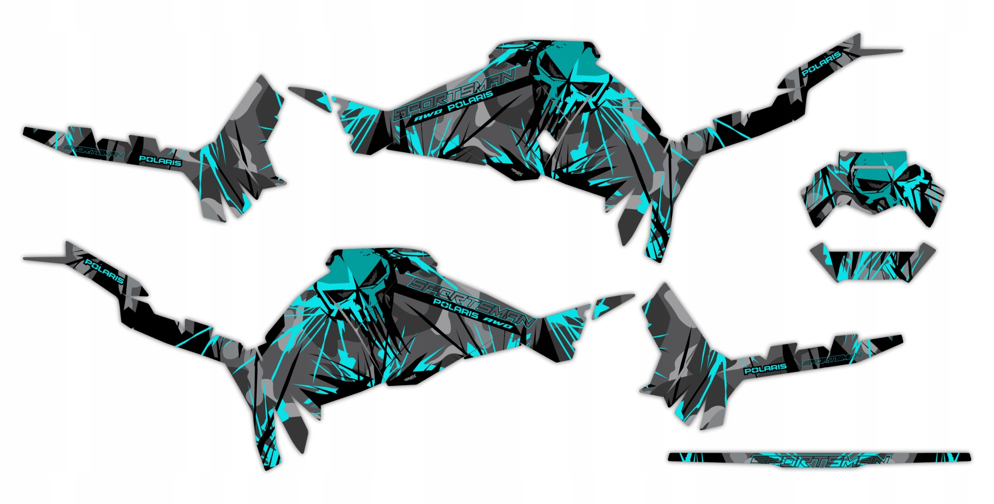 Dýha Samolepky Polaris Sportsman Touring 570 2025+ #1024670