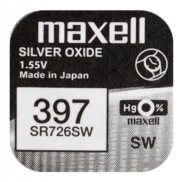 

Bateria srebrowa mini Maxell 396 397 SR726SW 1 Szt