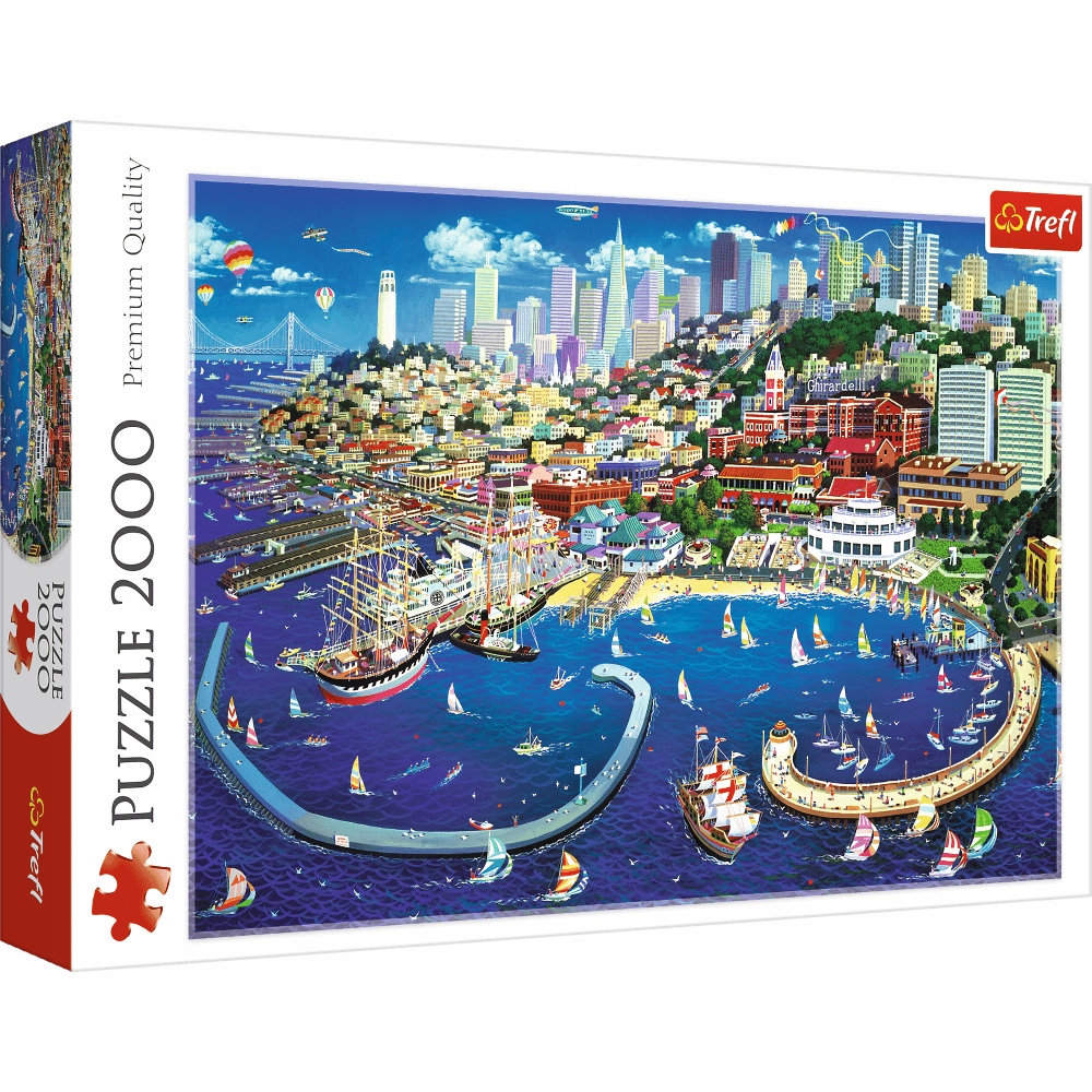 Trefl Puzzle 2000 27107 Zatoka San Francisco Usa-Zdjęcie-0