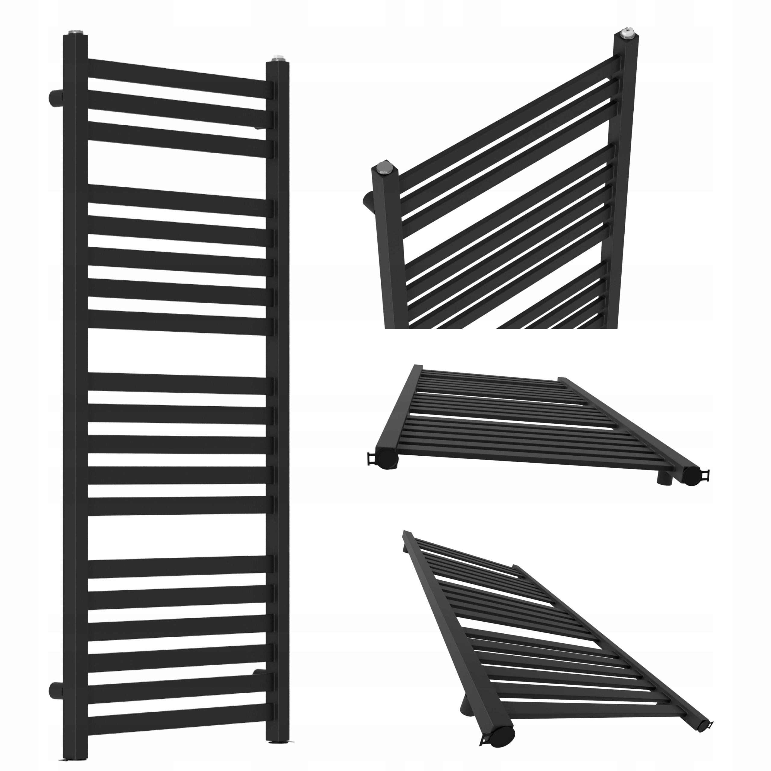 Koupelnový Radiátor Royal 950x630 Černá Struktura