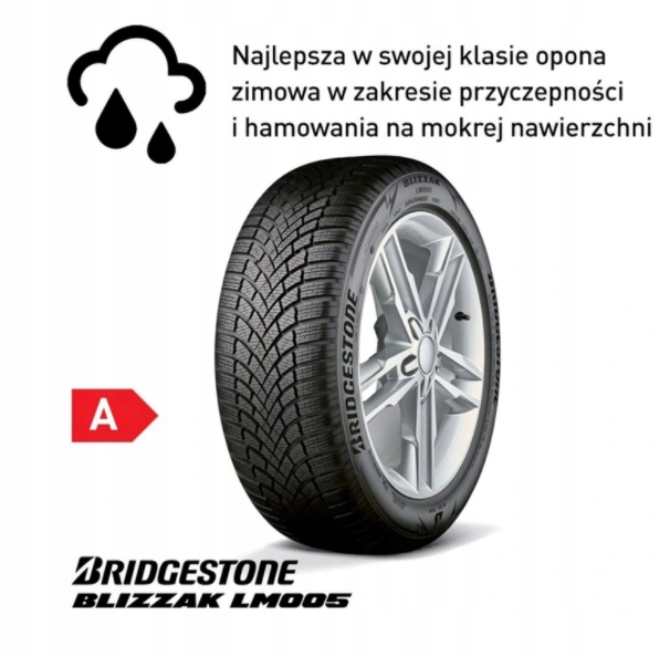 OPONY ZIMOWE 205/55R16 BRIDGESTONE LM5 BLIZZAK 91H EAN (GTIN) 3286341397512