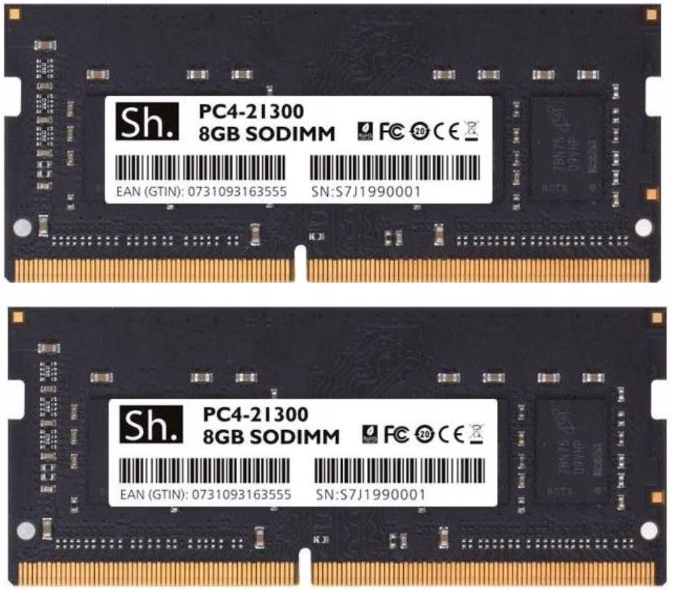 Pamäť Ram DDR4 16GB (2x8GB) Sodimm 2666mHz notebook