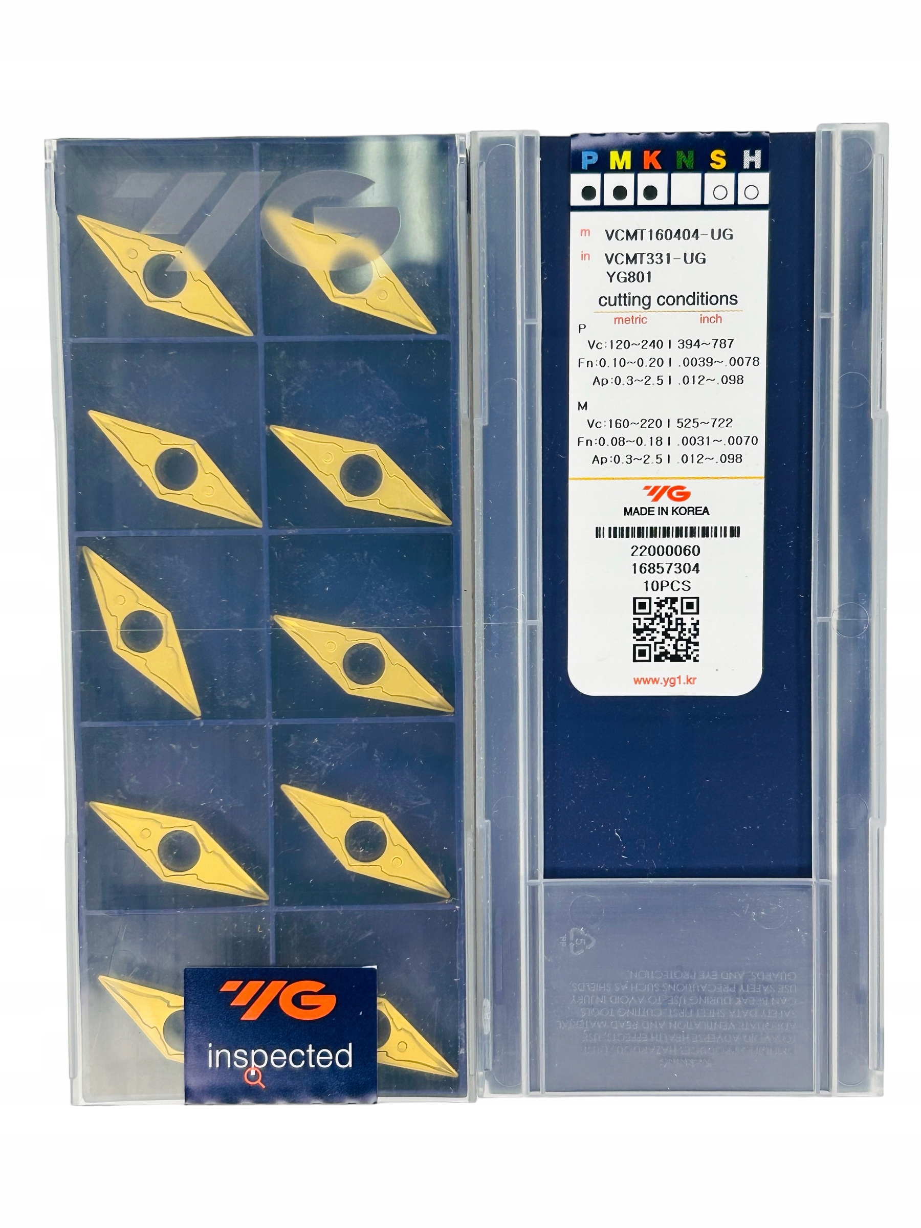 PŁYTKI VCMT 160404-UG YG801 YG-1