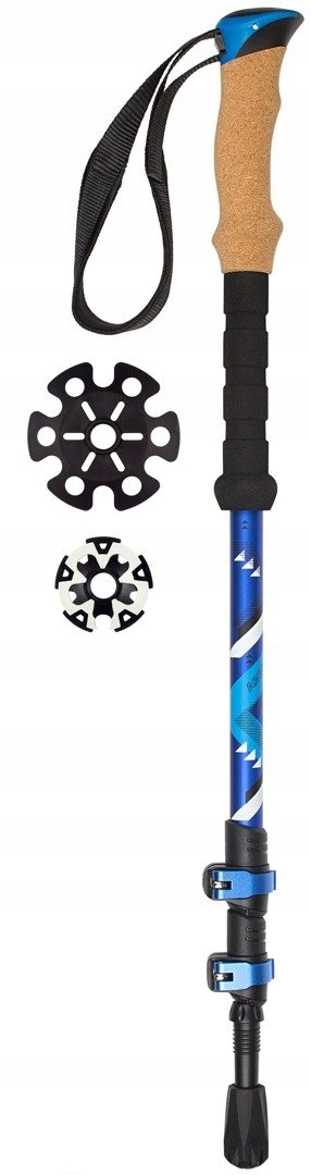 Trekingová skládací turistická hůl s regulací Abbey 63-135 cm