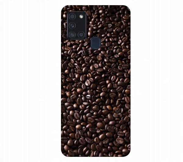 

Etui na telefon Samsung Galaxy A21s Ziarna kawy
