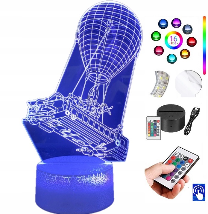 

Lampka Nocna Fortnite Gra Led Plexido