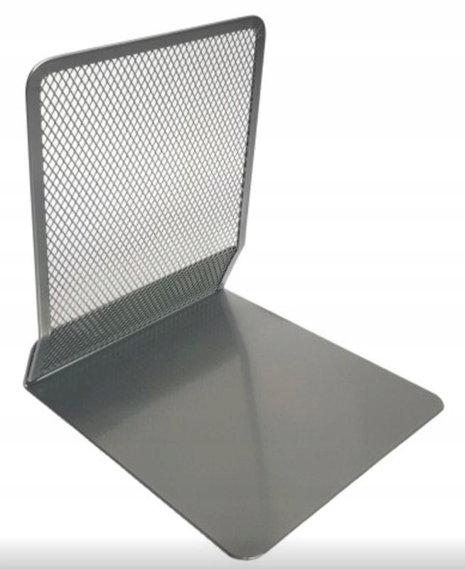 PODSTAWKA, STOJAK NA KSIĄŻKI, 1 SZT, METAL SIATKA Kolor srebrny