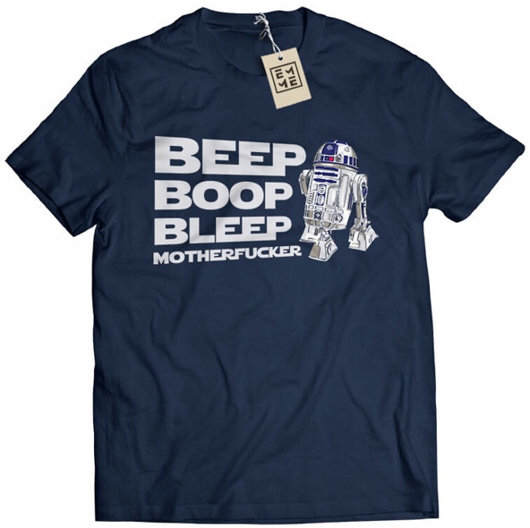 

Koszulka R2D2 Beep Motherfucker Star Wars S