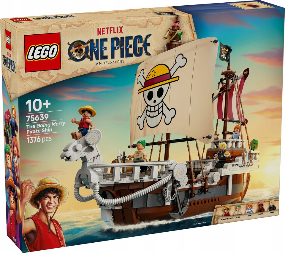 Lego One Piece Statek piracki Going Merry