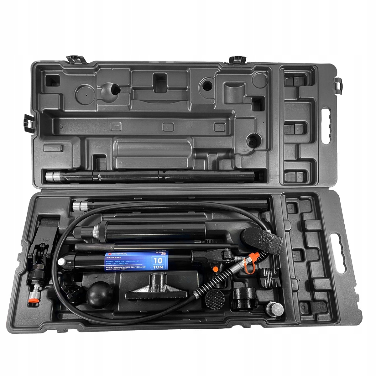 Rozpieracie zariadenia 10T, sada na klampiarske práce 10 ton, príslušenstvo