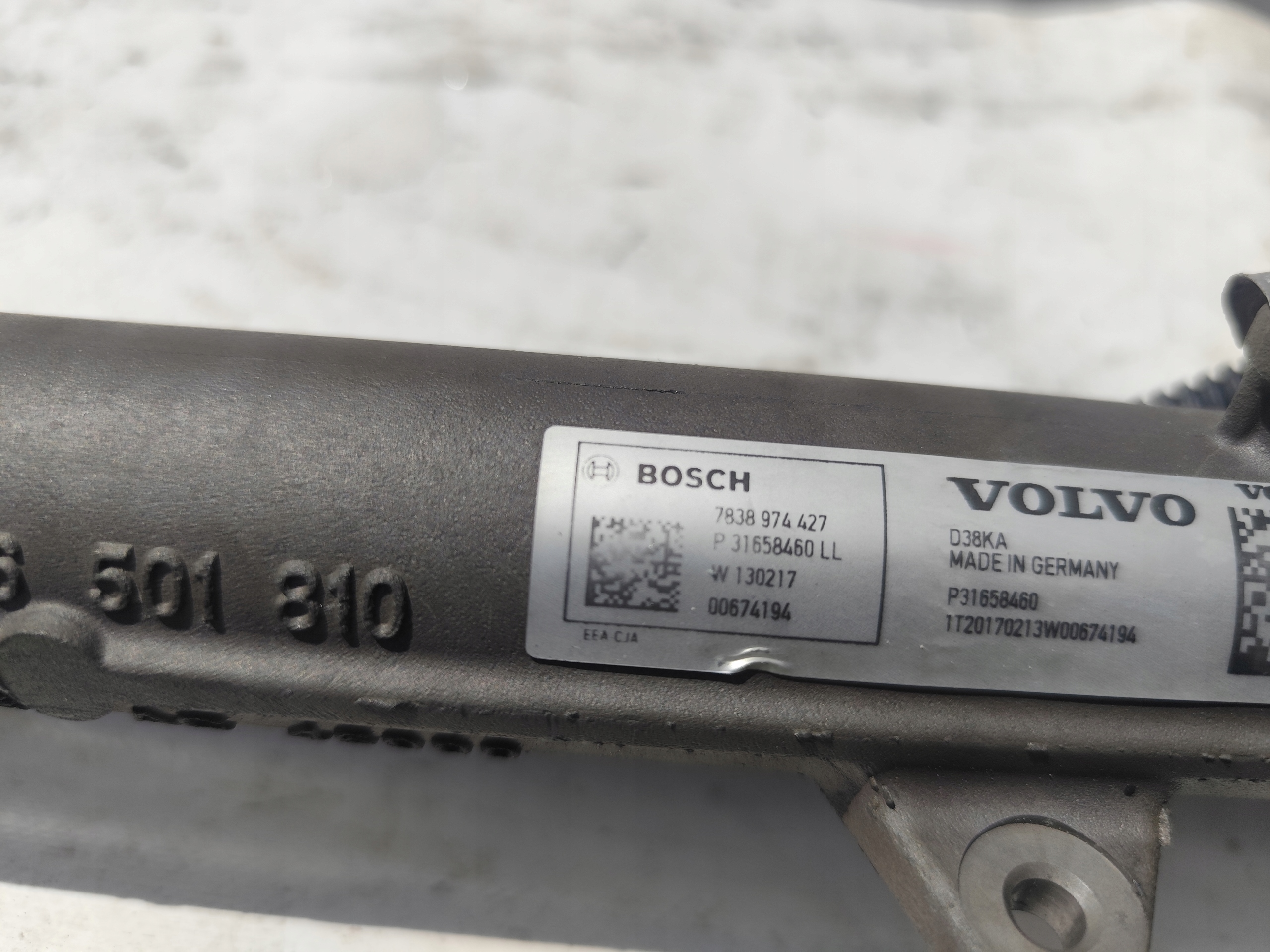 VOLVO V60 LIFT Lenkgetriebe Lenkung Lenkgetriebe