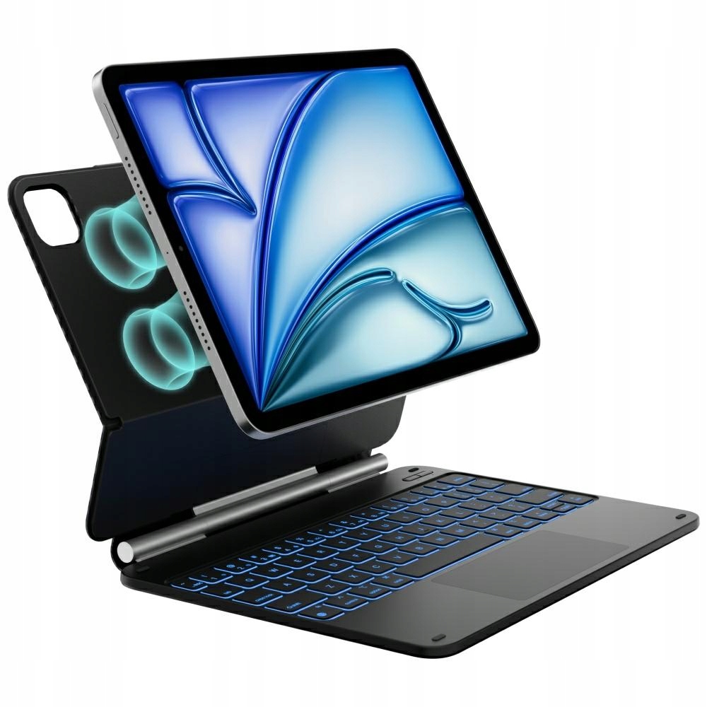 Puzdro typu Edge s klávesnicou pre iPad Pro 11" 2024/2025 uhlíkové vlákno