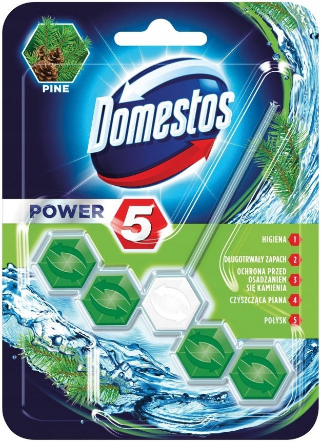 

Domestos Power 5 Kostka Leśna 55 g