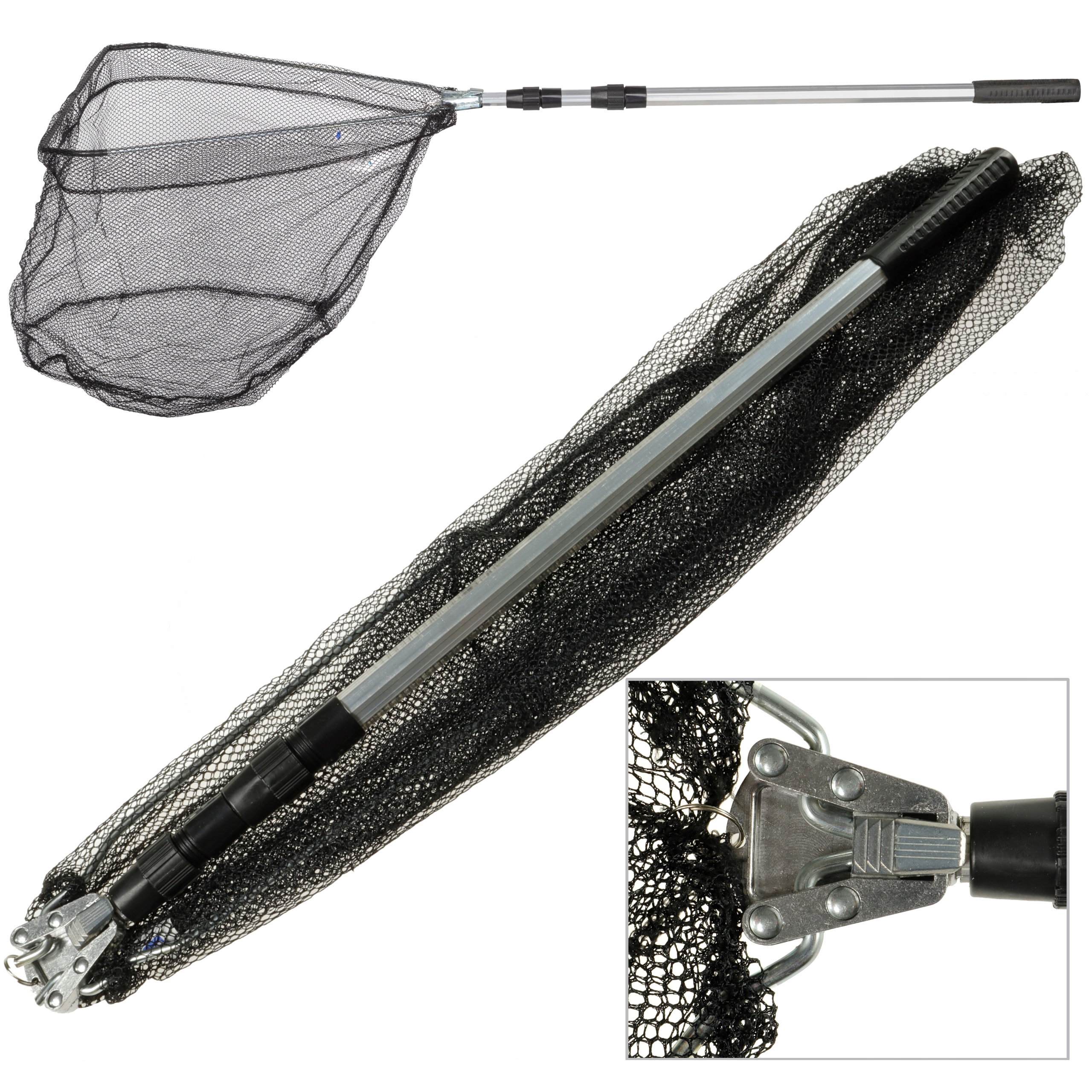 

Podbierak wędkarski teleskopowy 190 cm na ryby alu