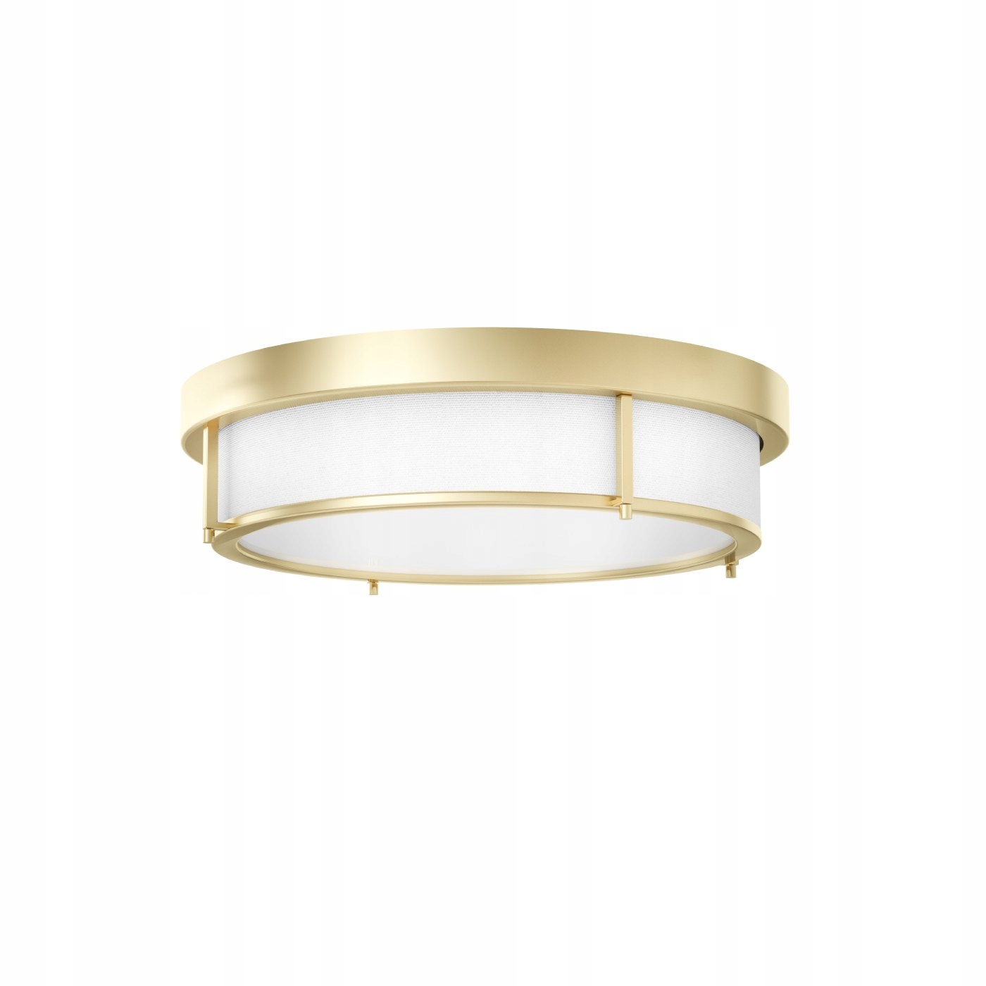 Art Deco Stropná lampa stropné svietidlo Romi 40 zlatá saténová, elegantná, klasická