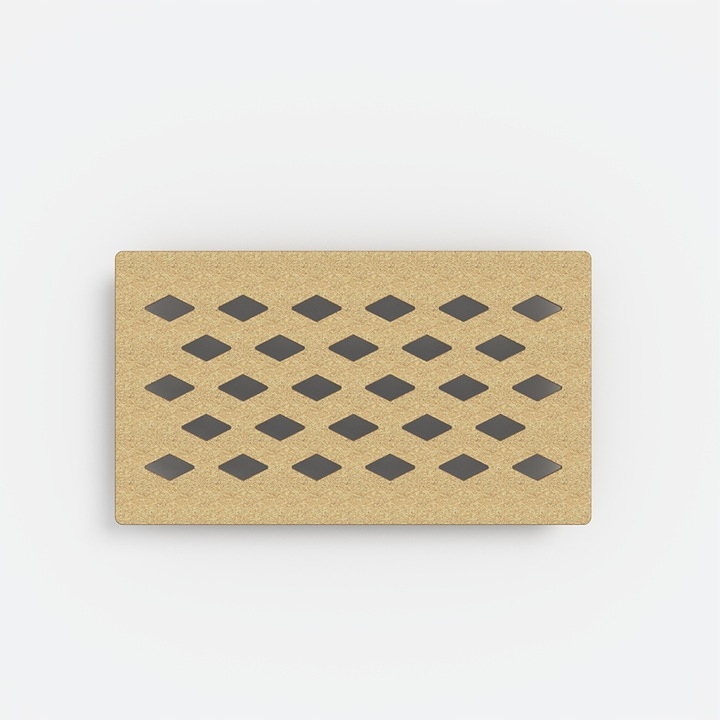 Osłona maskownica grzejnika 68x89cm M14 Surowa Materiał płyta MDF