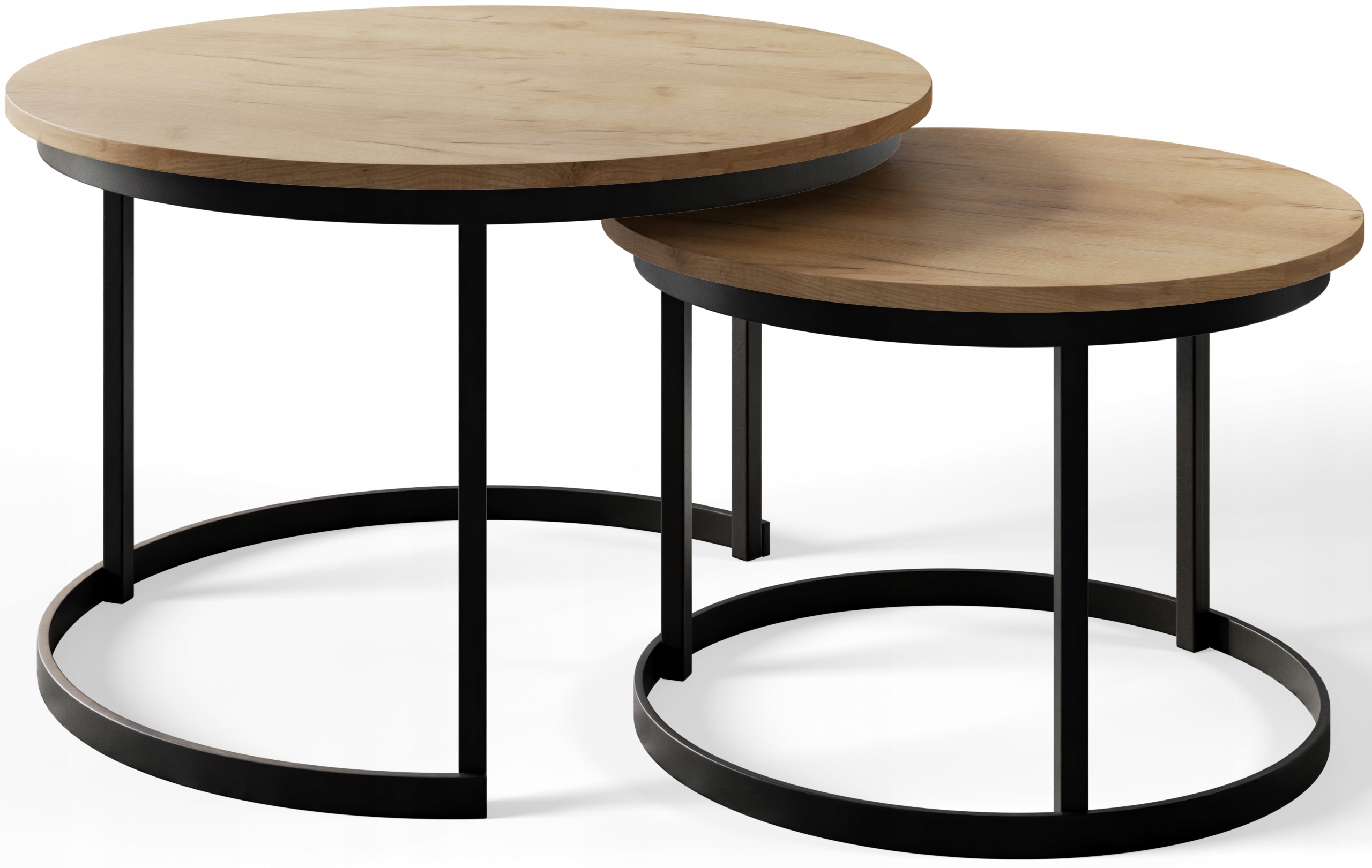 

Ława Loft 2w1 Mini okrągła stolik metalowe nogi