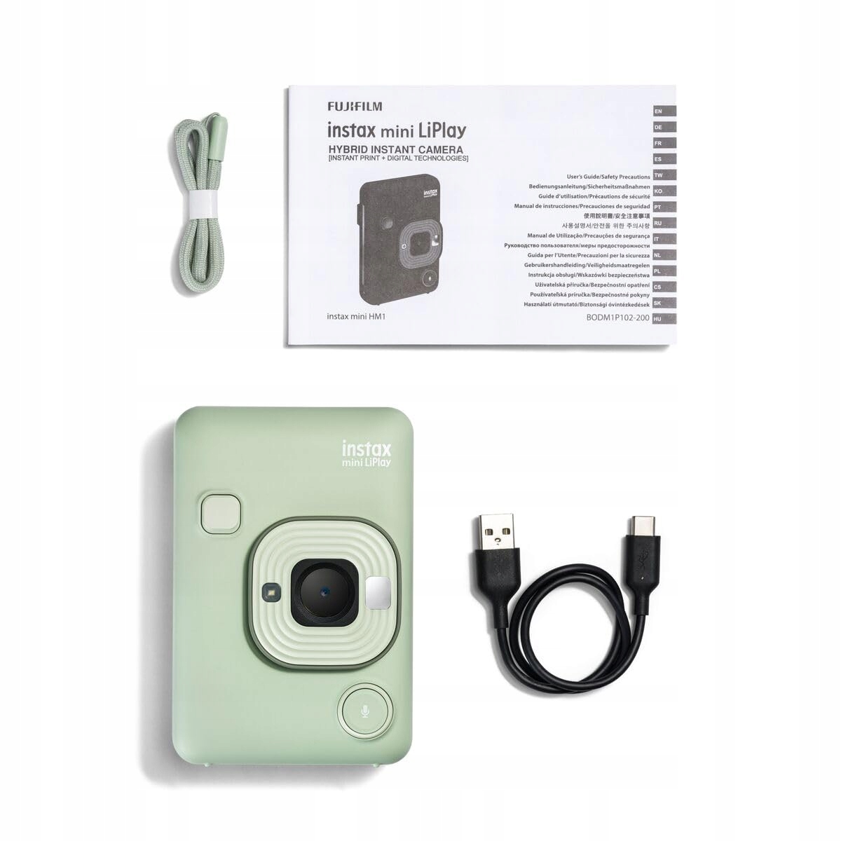 INSTAX Mini LiPlay 2 Zielony Aparat Natychmiastowy Matcha — miniatura 4