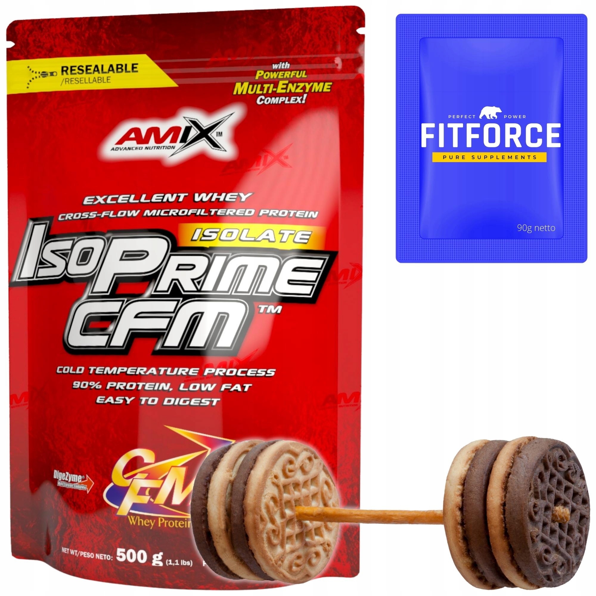 Cfm Keto Proteinový izolát Amix sušenka Protein bez laktózy a cukru