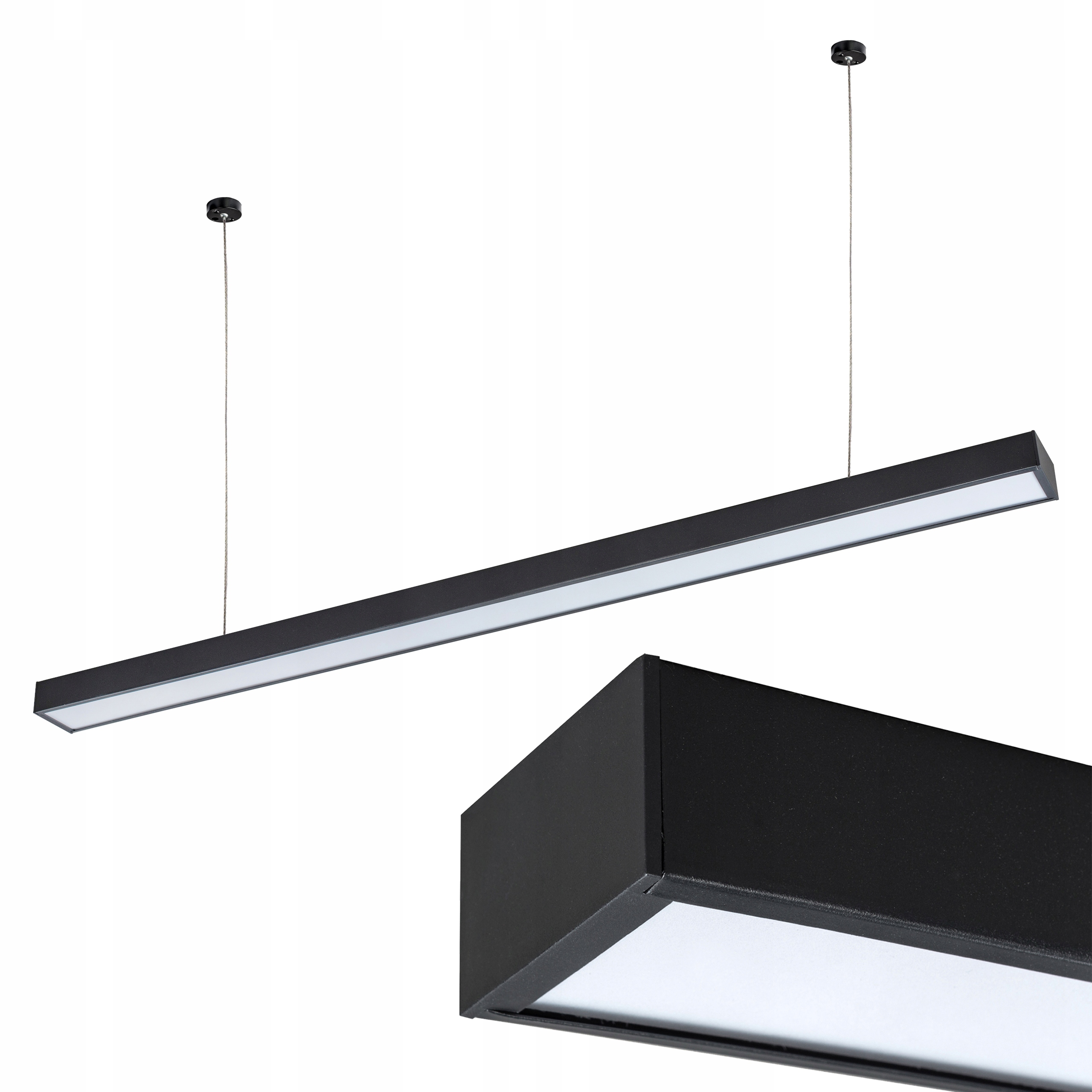 

Lampa Led wisząca liniowa biurowa 120cm 40W CCD