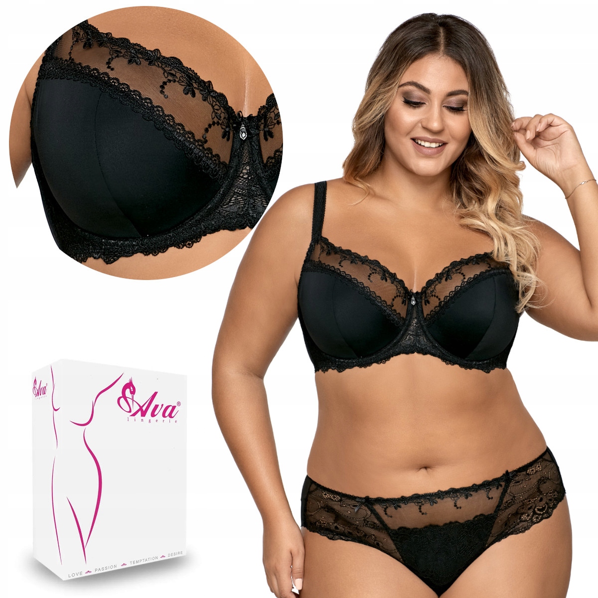 Podprsenka Semi Soft Av 1030 černá 90H