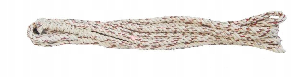 Lano na přetahování bavlna Kv Řezáč 10 m červenorežná béžová