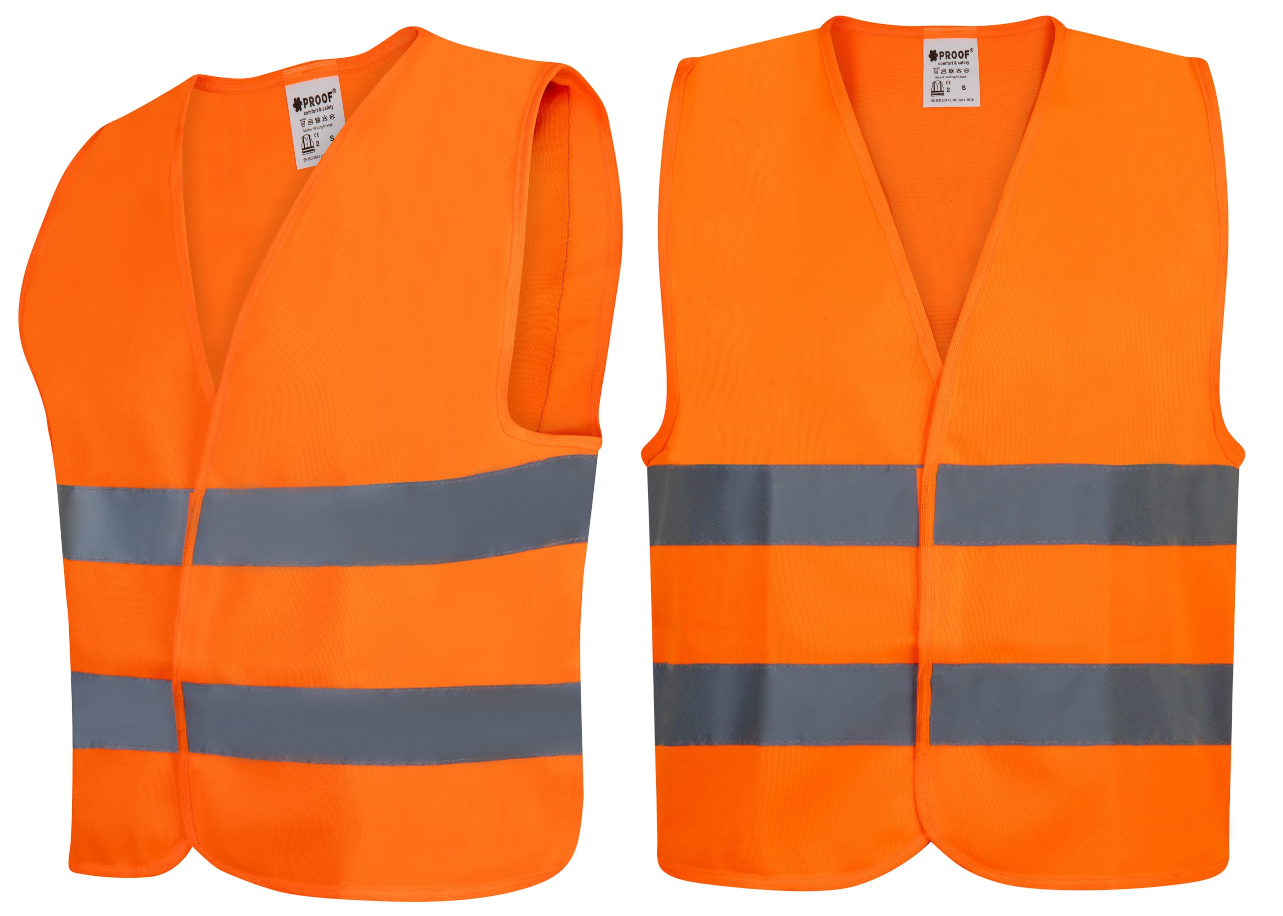 KAMIZELKA ODBLASKOWA POMARAŃCZOWA OSTRZEGAWCZA 3XL Kod producenta 02-442