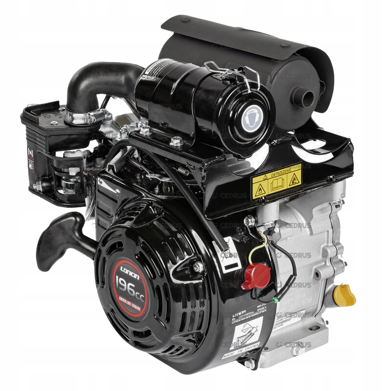 Silnik Loncin LC168F-2H-A Wał Poziomy Do Skoczka 20x50mm 196 CM3