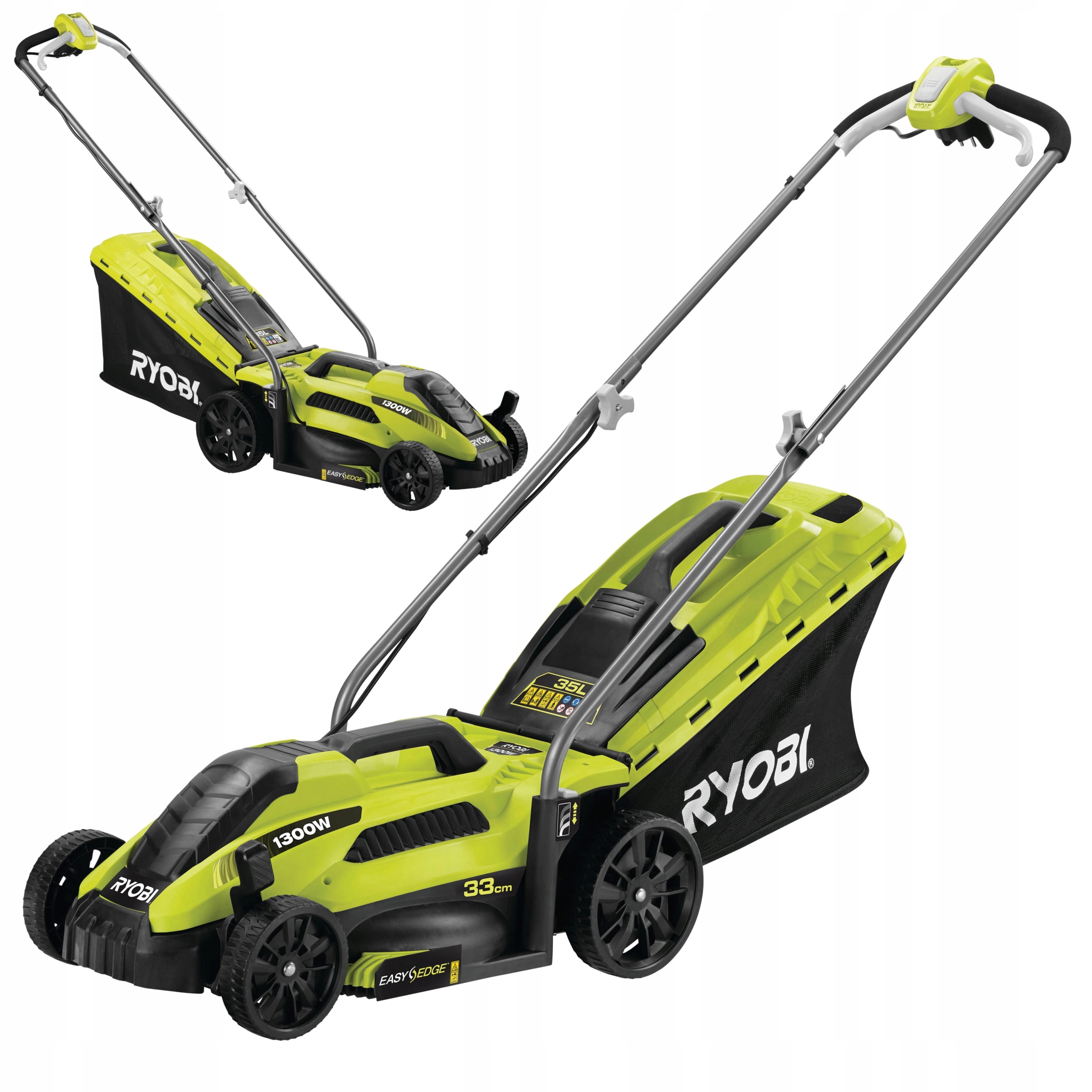ЭЛЕКТРИЧЕСКАЯ ГАЗОНОКОСИЛКА RYOBI RLM13E33S 1300 Вт