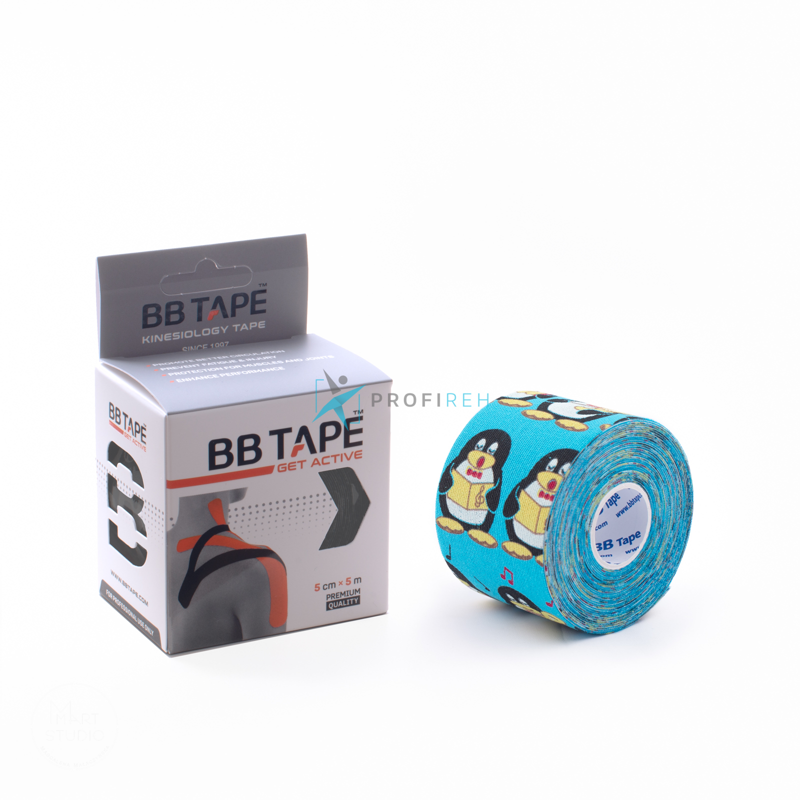 

Taśma tejp do kinesiotapingu Bb Tape 5cmx5m