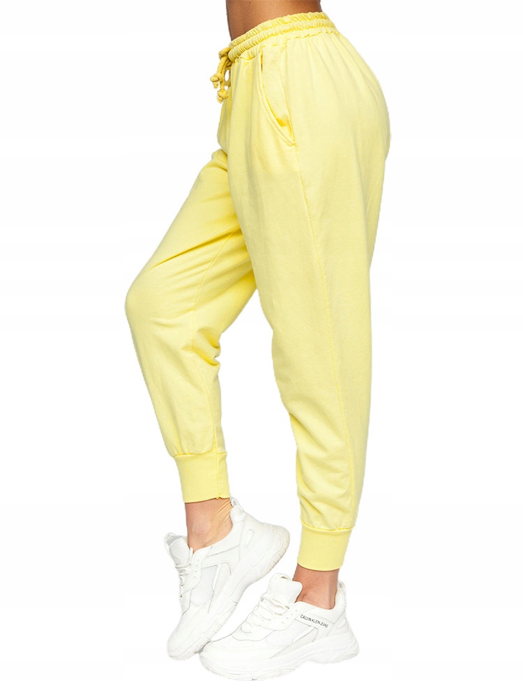 

Spodnie Dresowe Żółte 0011 DENLEY_One size