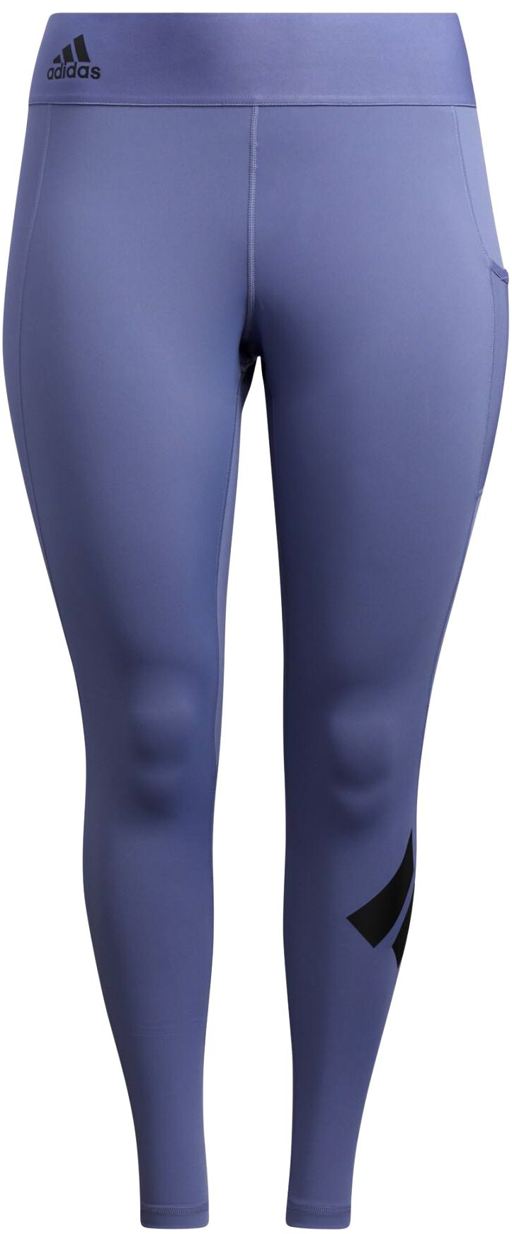 Legginsy damskie Adidas Techfit Long Logo Tights (Plus Size) GR8038