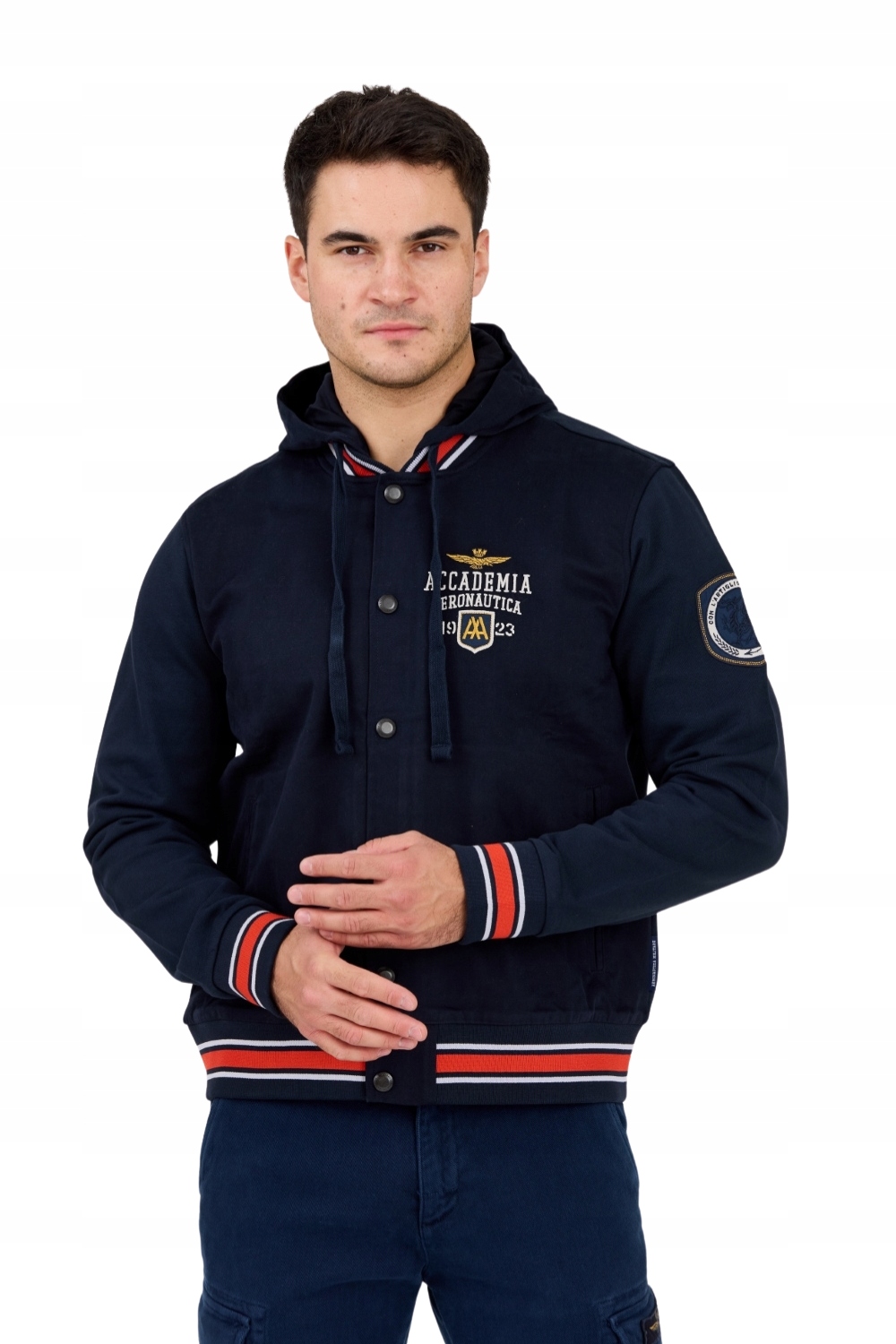 Aeronautica Militare Tmavě modrá pánská bomber bunda Accademia 50