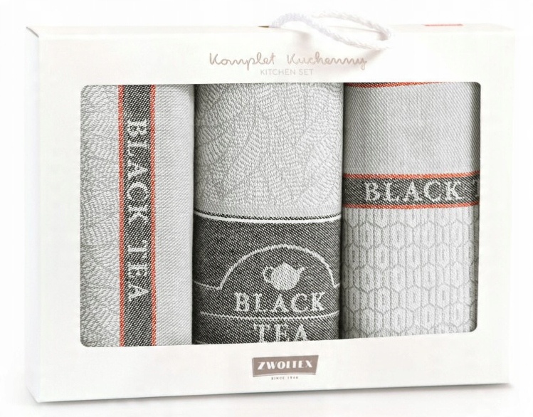 

Zwoltex Komplet ściereczek Black Tea 3 szt.