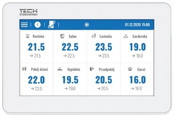 Tech Univerzálny Ovládací Panel M-12 Biely