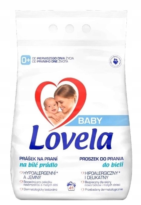 Levně Lovela Baby Hypoalergenní prací prášek na bílé prádlo 41 praní 4,1 kg