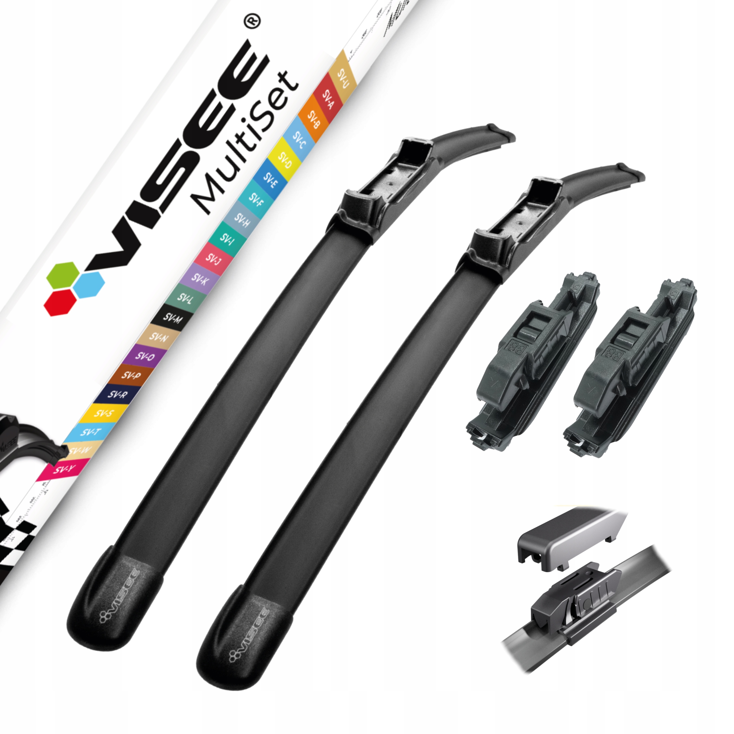 Wycieraczki samochodowe do szyb Visee Multiset Sv-s 600/400 mm