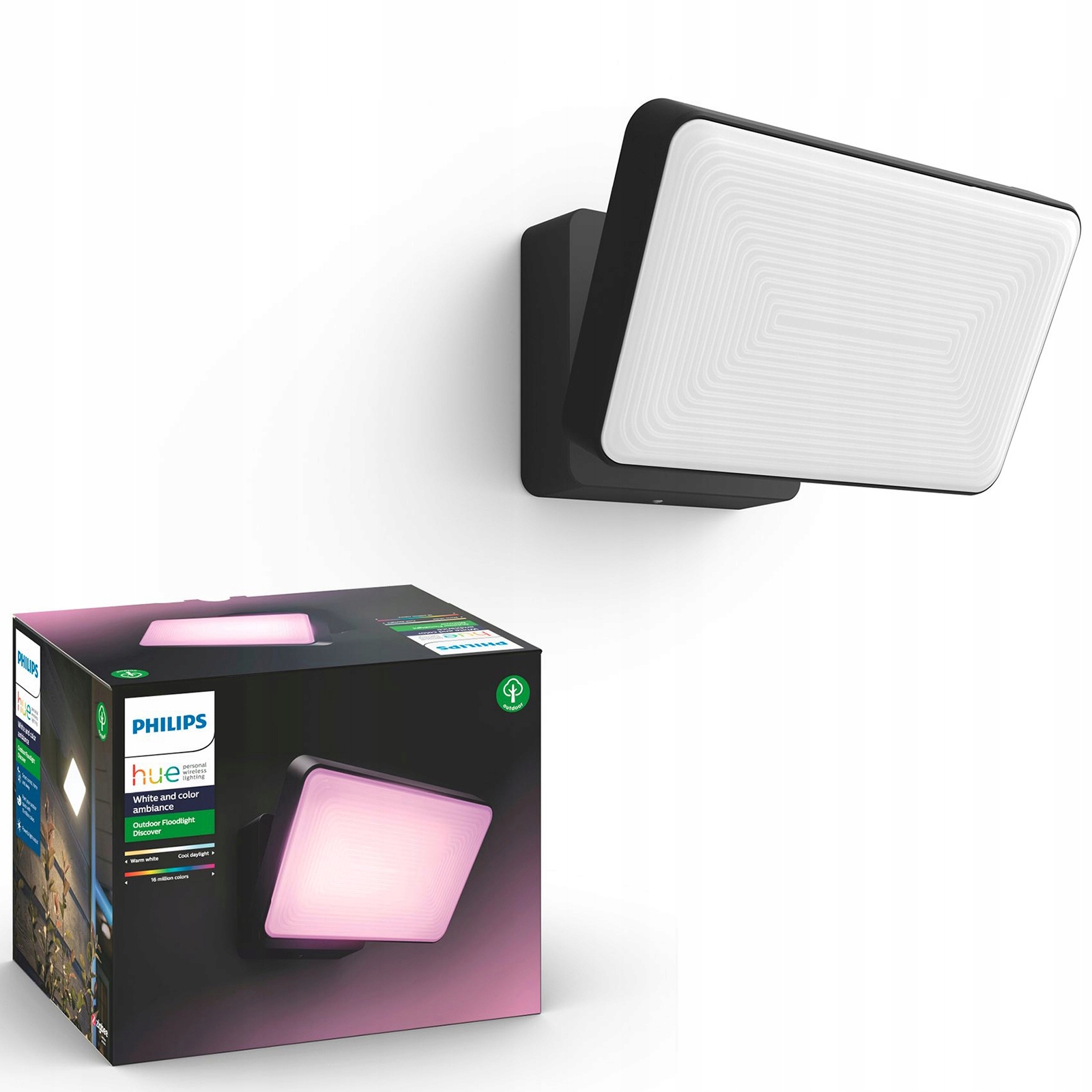 Halogénový Led reflektor 15W 2300lm Rgb+cct Discover Flood Light Philips Hue