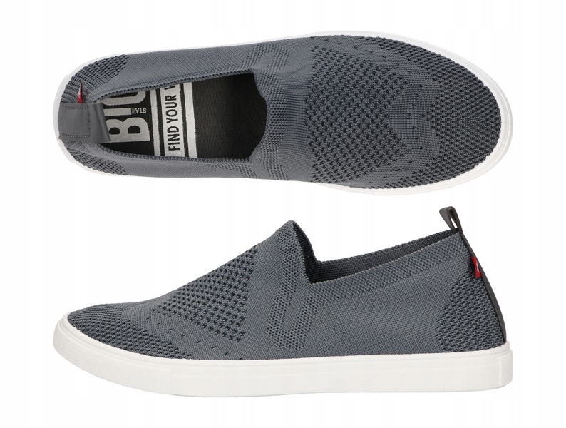 

Buty Big Star Damskie Wsuwane FF274A607 Szary 37