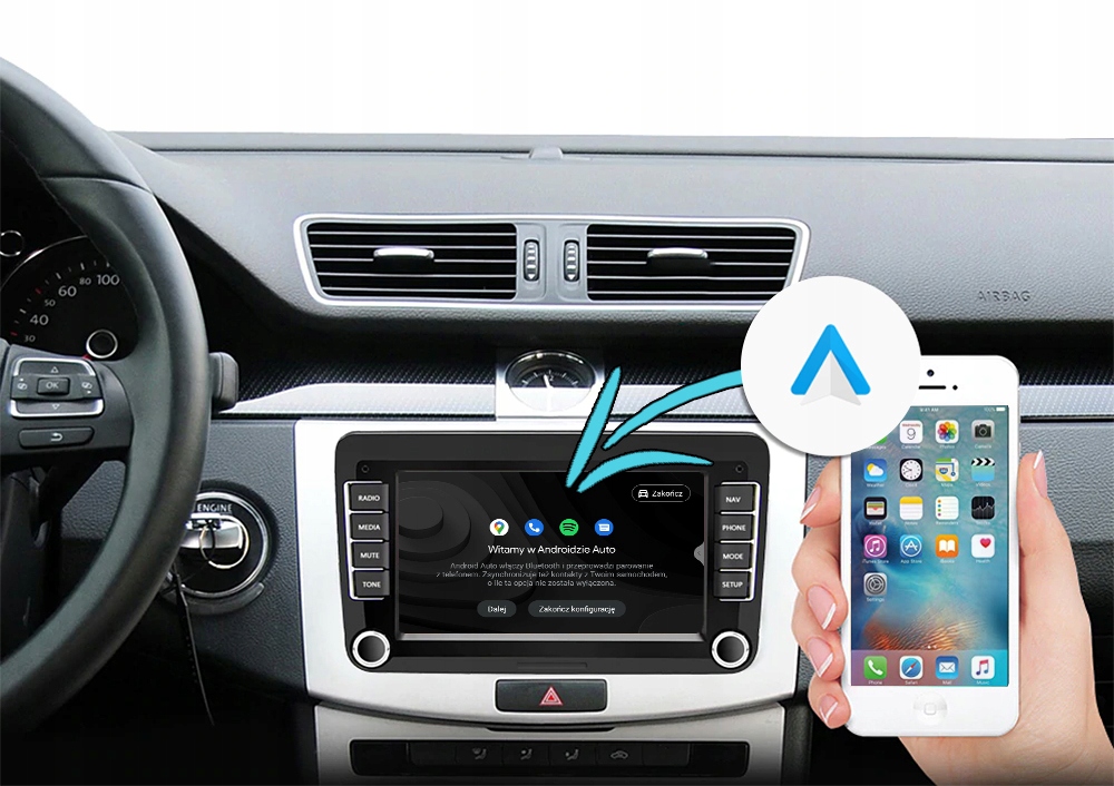 RADIO NAWIGACJA SKODA SUPERB II 2008 - 2015 Model RS-404Q