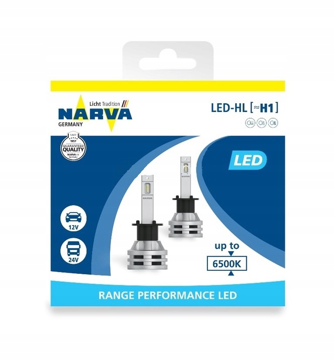 

Żarówki Led Narva Range Performance H1 12/24V 19W