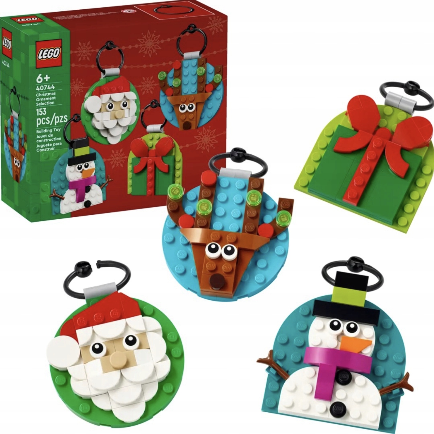 Lego Ekskluzywne 40744 Kolekcja Ozdób Świątecznych Bombki Klocki