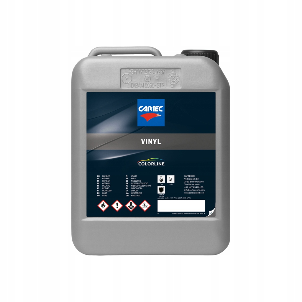 Cartec Vinyl 5L – prípravok na osvieženie plastov