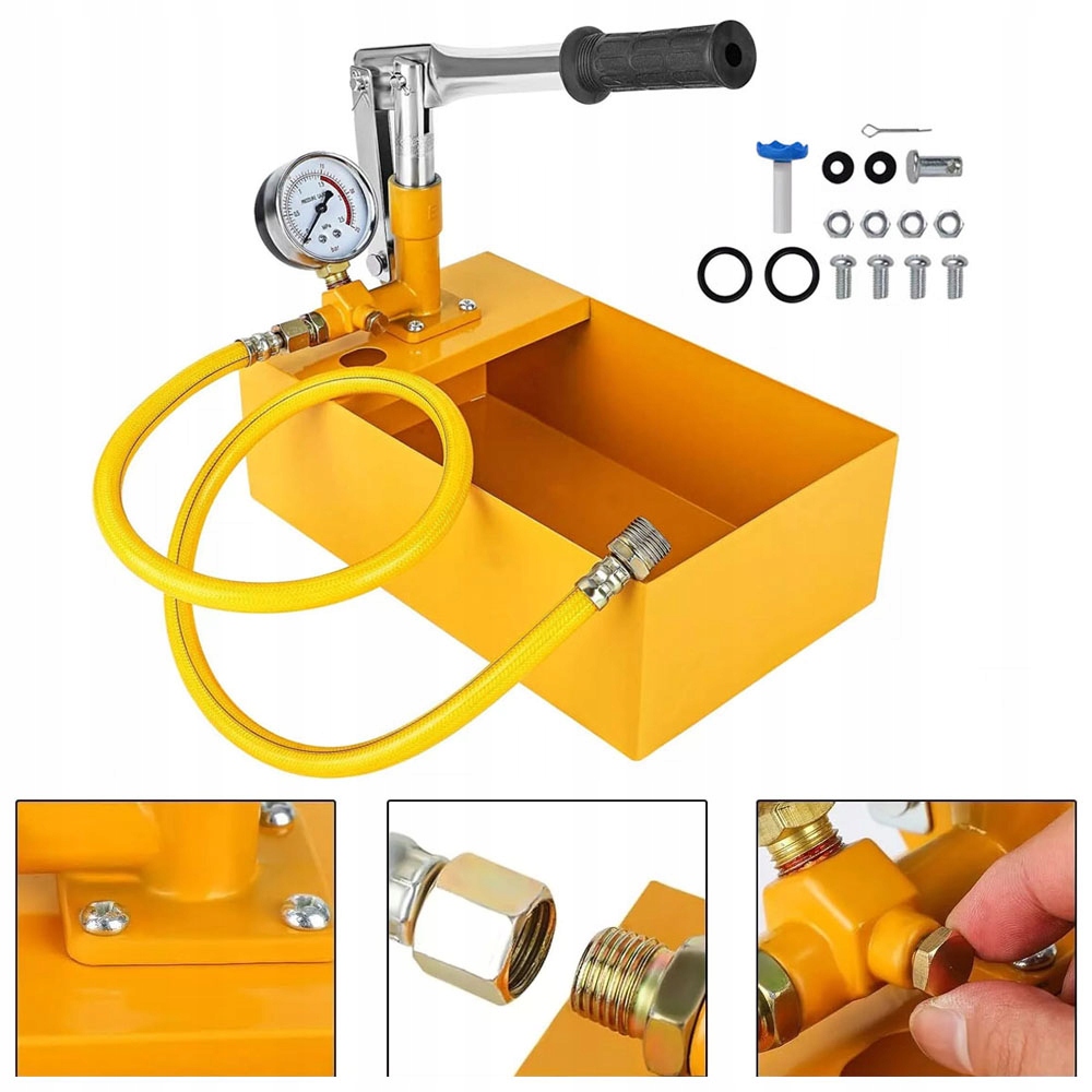 Ruční Pumpa Pro Tlakové Zkoušky Těsnosti 25 Bar 95 cm