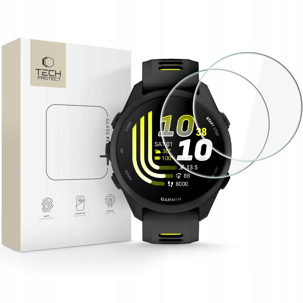 Szkło Hartowane Tech- Protect Glass Fit+ 2- Pack Garmin Forerunner 70 170