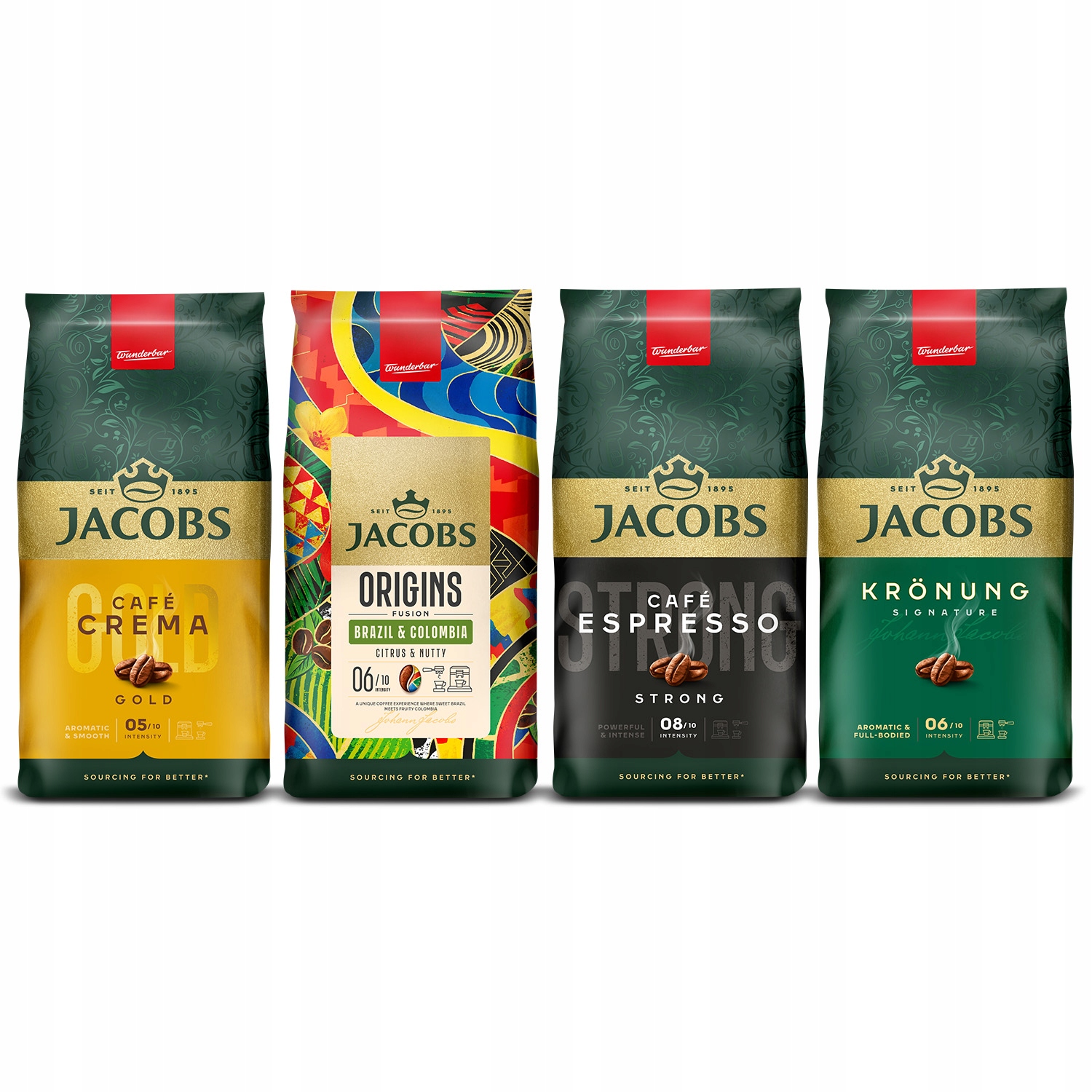 Kawa ziarnista Jacobs mix 4x 1kg