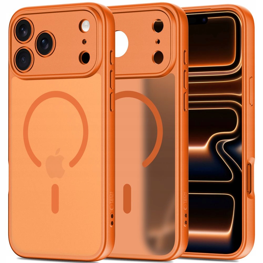 Etui do iPhone 17 Pro Tech-Protect Magsafe Matte pomarańczowe