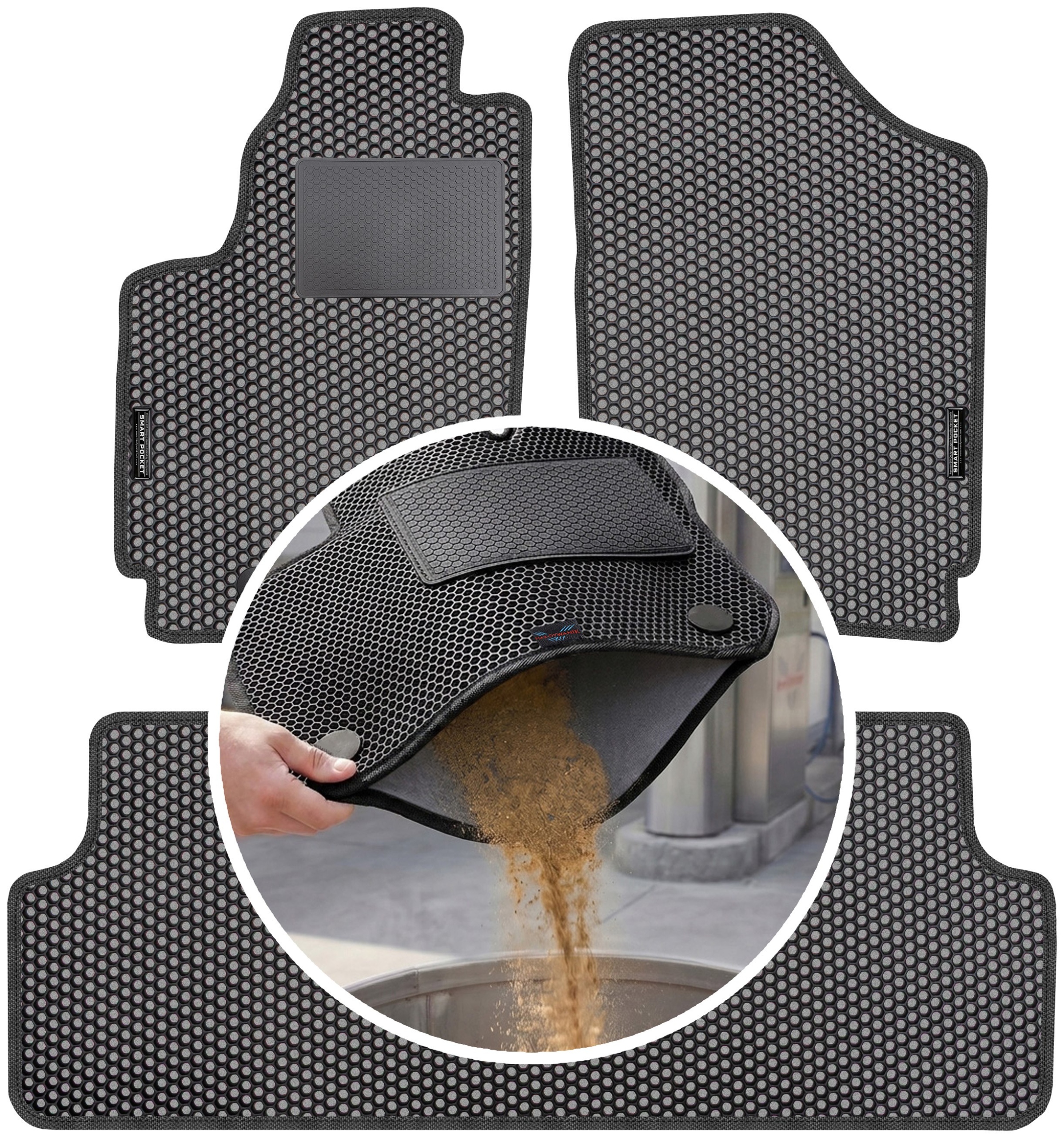 Citroen Berlingo I 2005-2008 Koberce Eva Smart Pocket