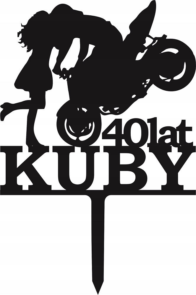 

Topper motor Motocyklista dowolna liczba wiek imię